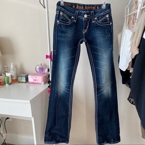 Rock revival Leah bootcut blue jeans